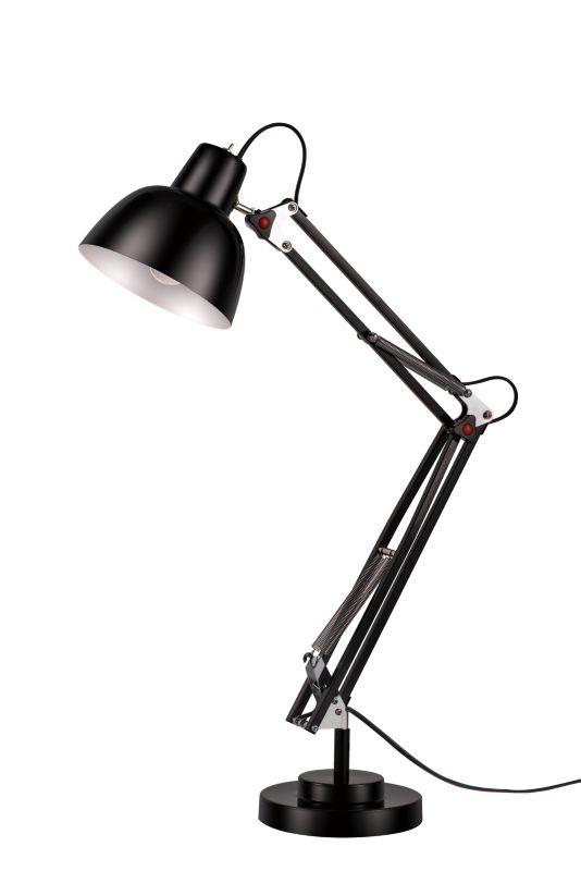 GoodHome Ginaz bordlampe E14 sort