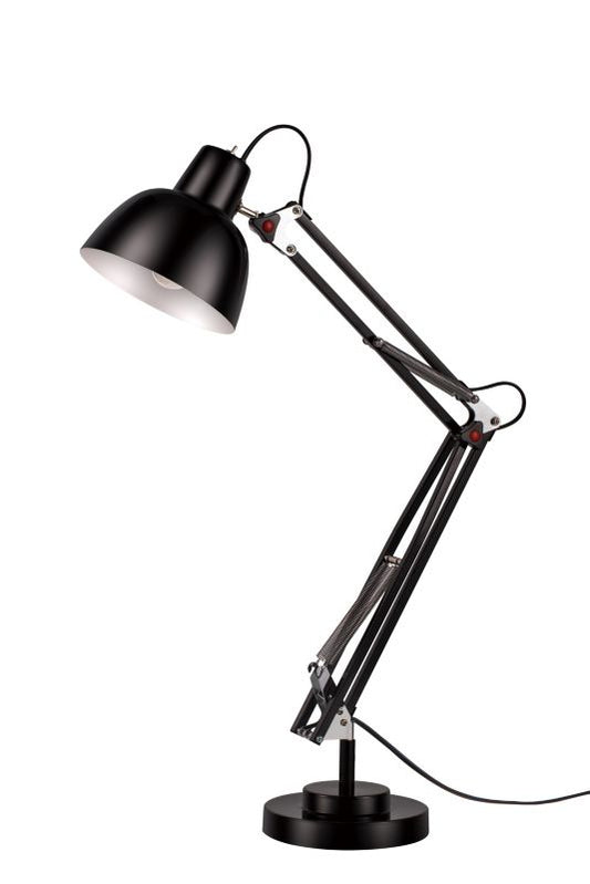 GoodHome Ginaz bordlampe E14 sort