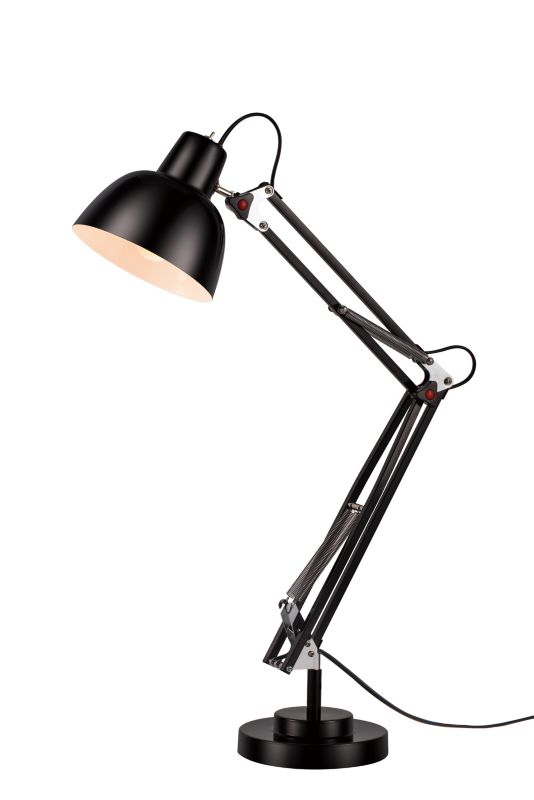 GoodHome Ginaz bordlampe E14 sort