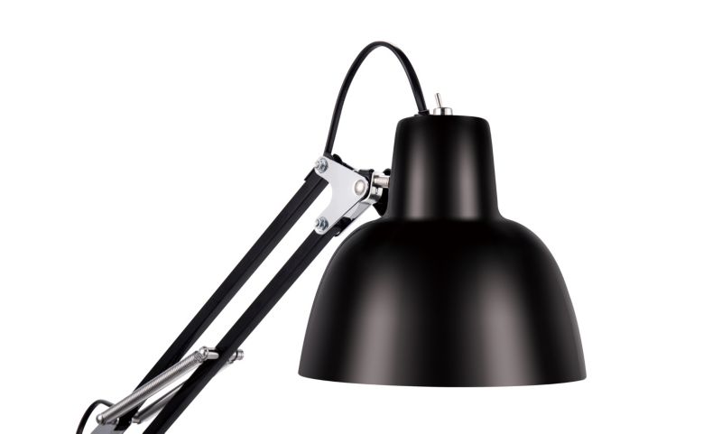 GoodHome Ginaz bordlampe E14 sort