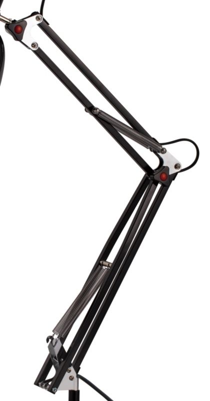 GoodHome Ginaz bordlampe E14 sort