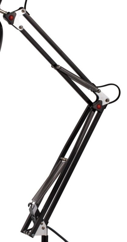 GoodHome Ginaz bordlampe E14 sort
