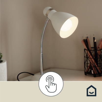 Bordlampe Narajo 1-punkts E27 Hvid