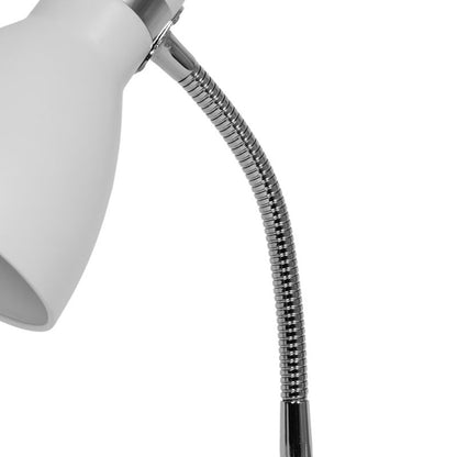 GoodHome Narajo 1-punkts bordlampe E27 hvid