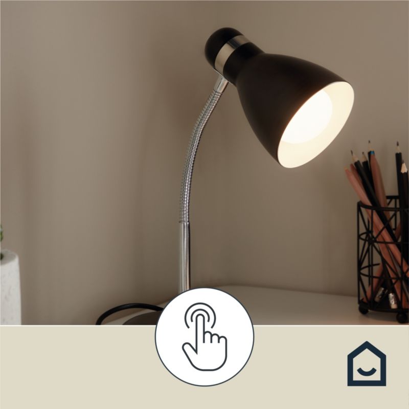 Bordlampe Narajo 1-punkts E27 Sort