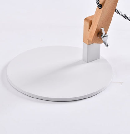 GoodHome Peroten bordlampe E27 mat hvid