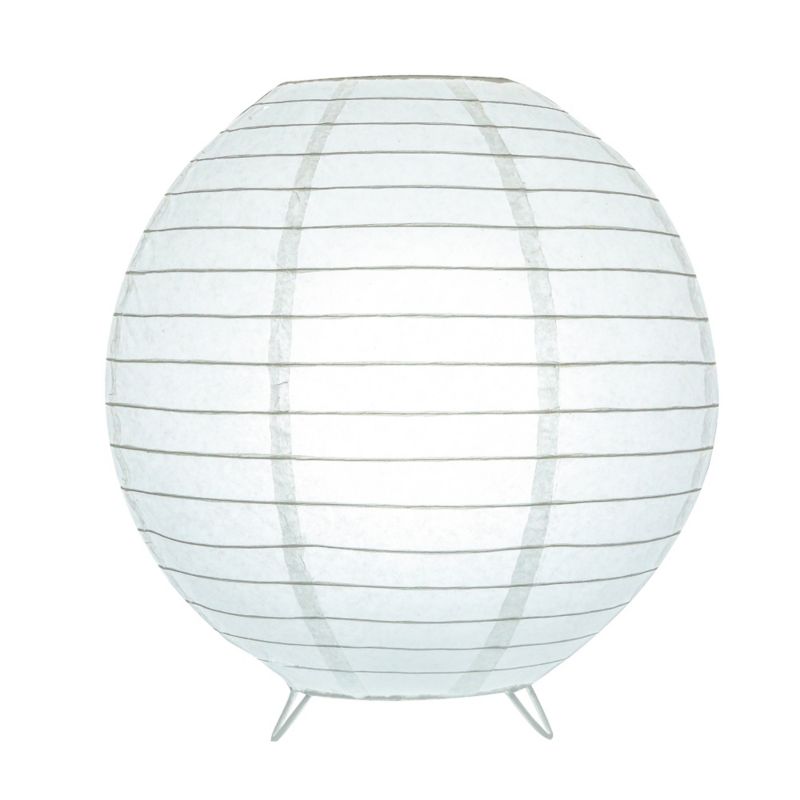 GoodHome Taynae E27 bordlampe i hvid