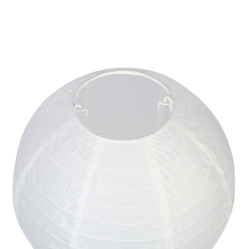 GoodHome Taynae E27 bordlampe i hvid