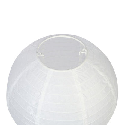 GoodHome Taynae E27 bordlampe i hvid
