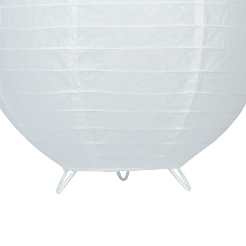GoodHome Taynae E27 bordlampe i hvid