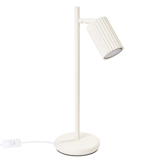 KARBON beige skrivebordslampe 1 stk.