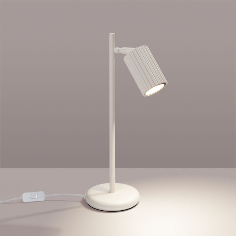KARBON beige skrivebordslampe 1 stk.