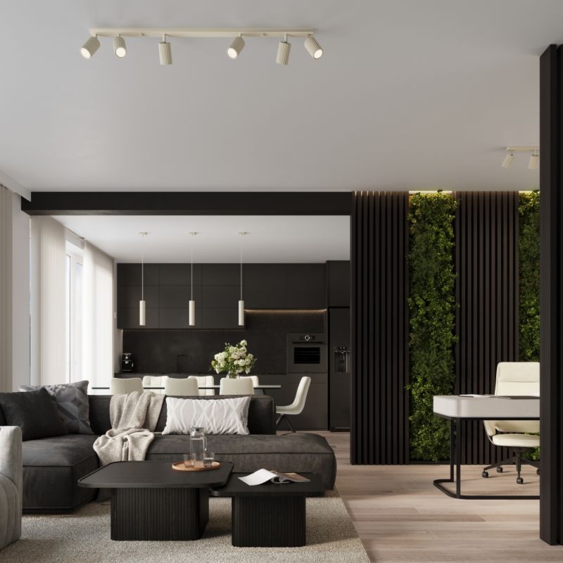 KARBON beige skrivebordslampe 1 stk.