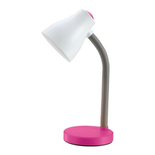 Kuo E27 skrivebordslampe i fuchsia