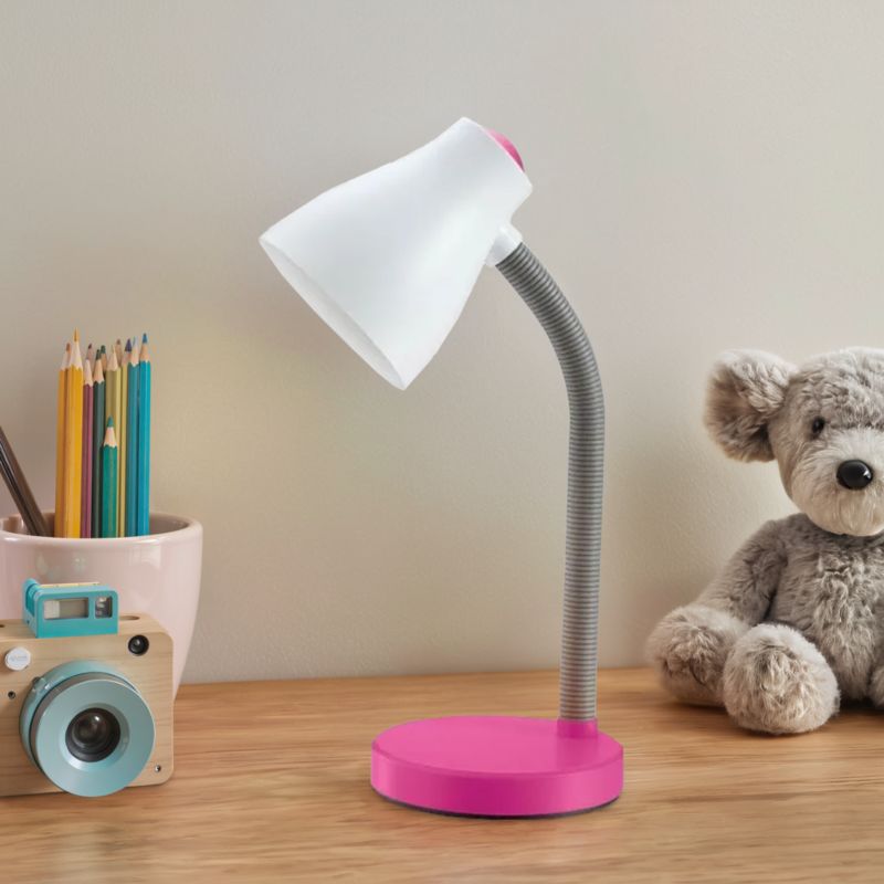 Bordlampe Kuo E27 Fuchsia 40 cm