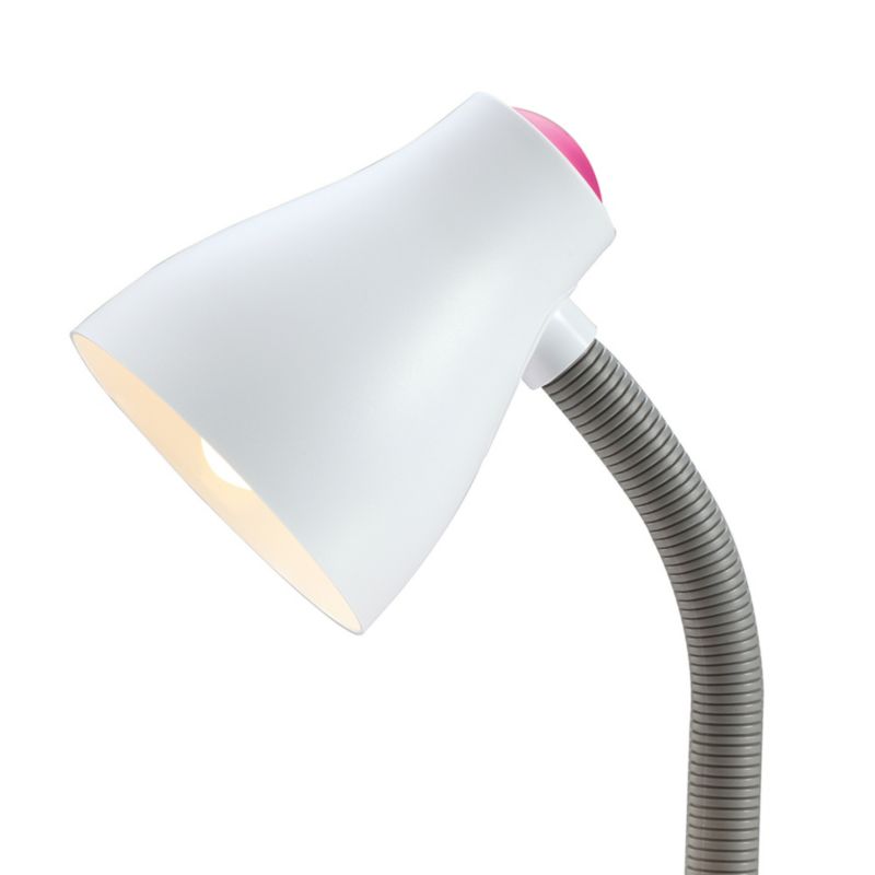 Kuo E27 skrivebordslampe i fuchsia
