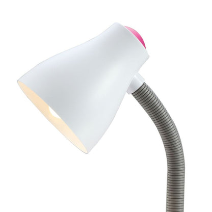 Kuo E27 skrivebordslampe i fuchsia