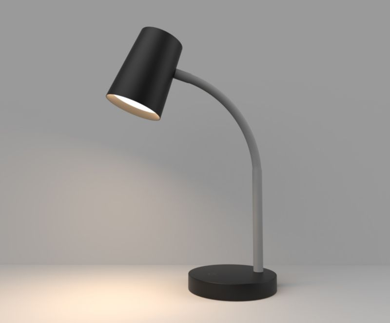 LED bordlampe 400 lm 3000 K sort DIM