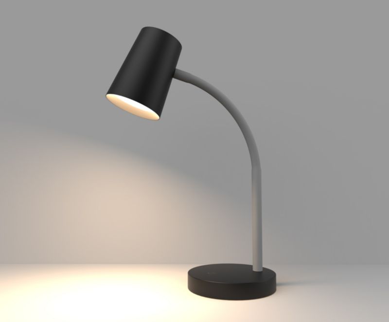 LED bordlampe 400 lm 3000 K sort DIM