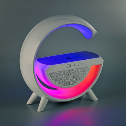 Activejet Solo LED skrivebordslampe med musik og RGB-belysning i hvid