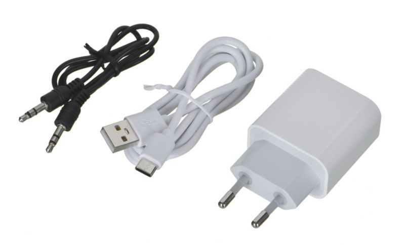 Activejet Solo LED skrivebordslampe med musik og RGB-belysning i hvid