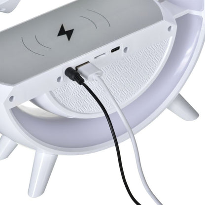 Activejet Solo LED skrivebordslampe med musik og RGB-belysning i hvid
