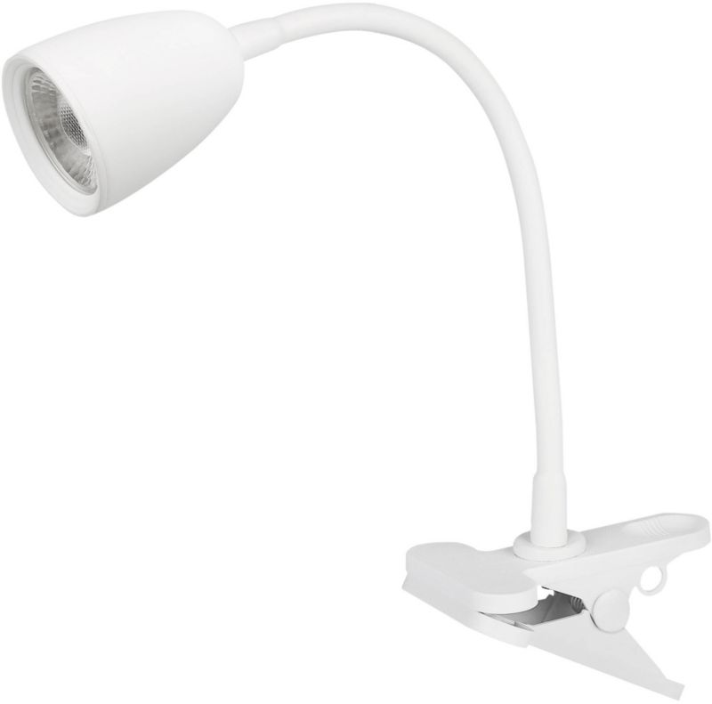 LED-bordlampe Dpm med klips 230 lm Hvid