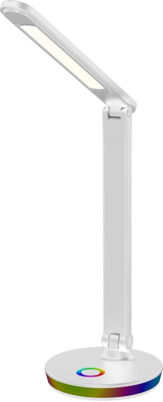 LED skrivebordslampe Goldlux Neptun 4000 K RGB hvid