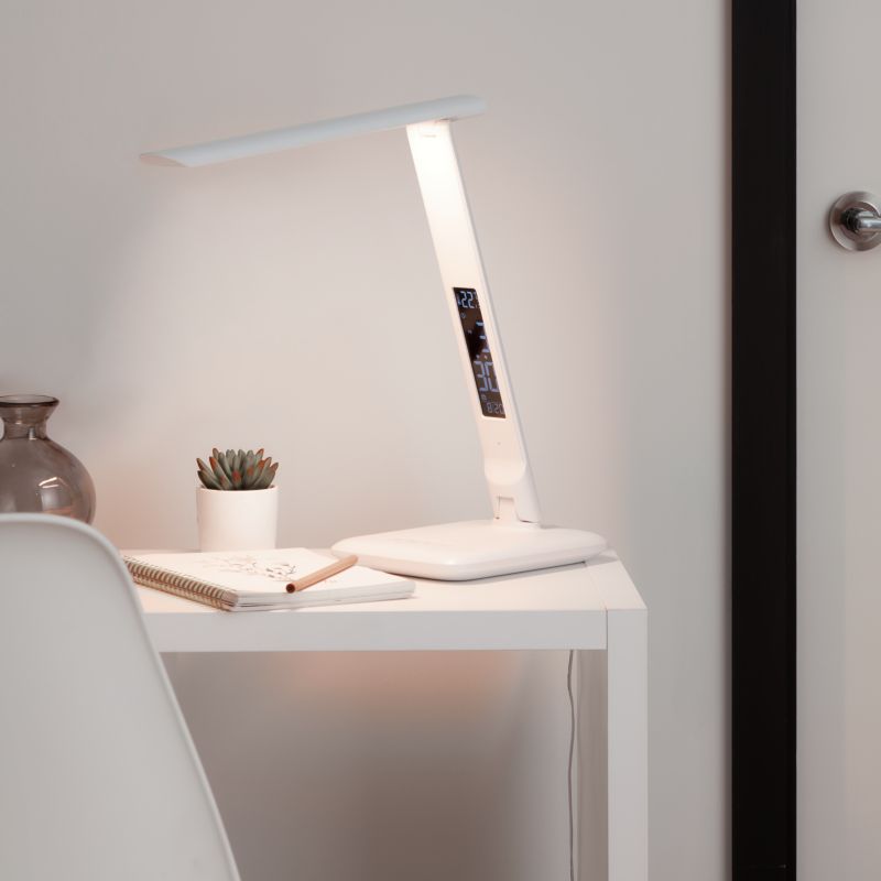 GoodHome Conjola 600 LED bordlampe i hvid