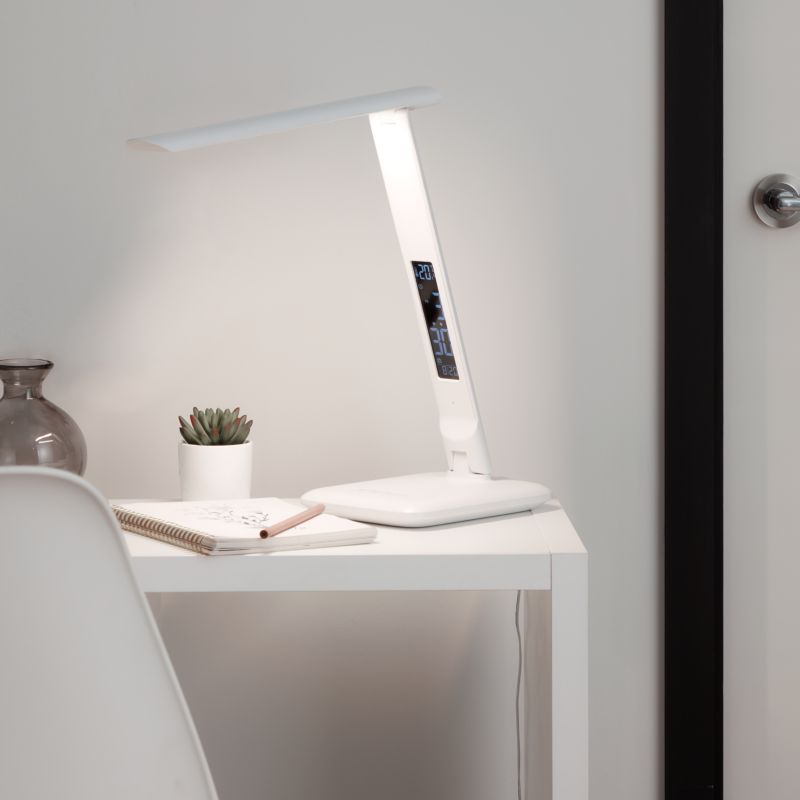 GoodHome Conjola 600 LED bordlampe i hvid