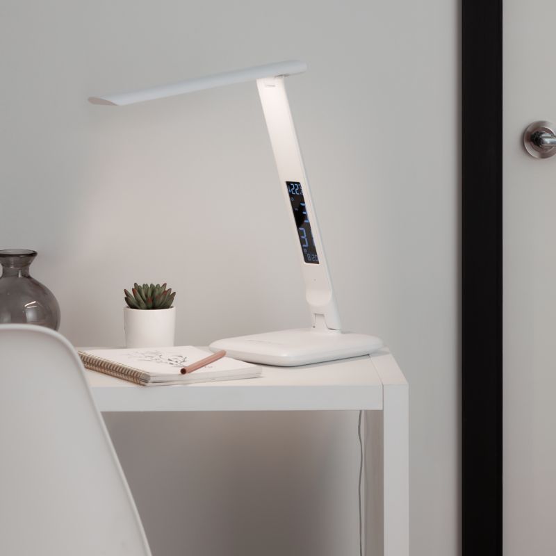 GoodHome Conjola 600 LED bordlampe i hvid