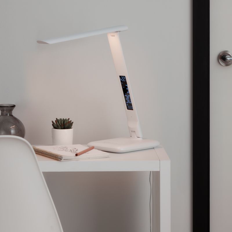 GoodHome Conjola 600 LED bordlampe i hvid