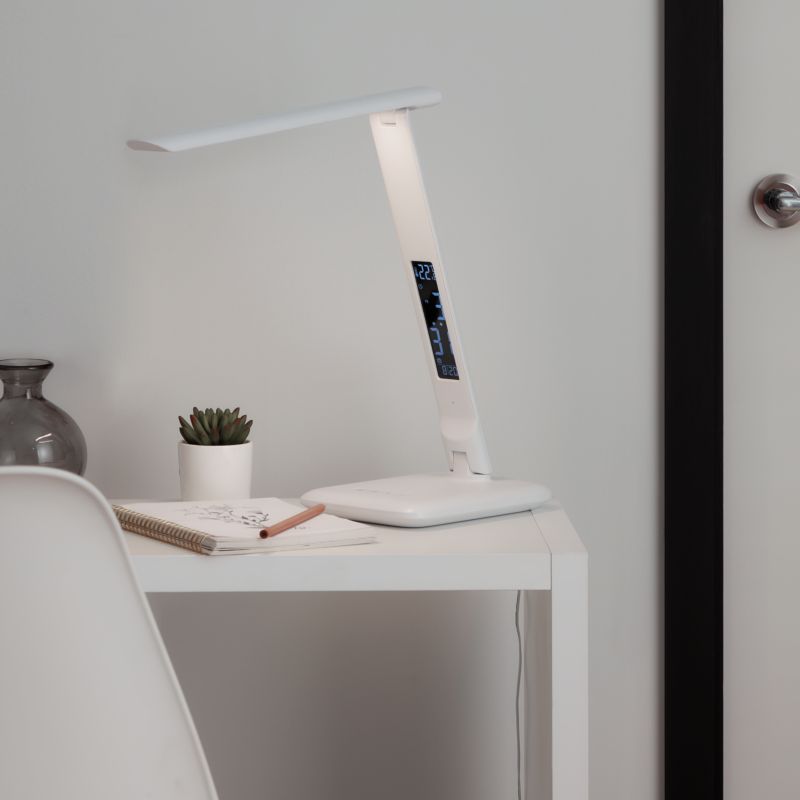 GoodHome Conjola 600 LED bordlampe i hvid