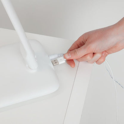 GoodHome Conjola 600 LED bordlampe i hvid