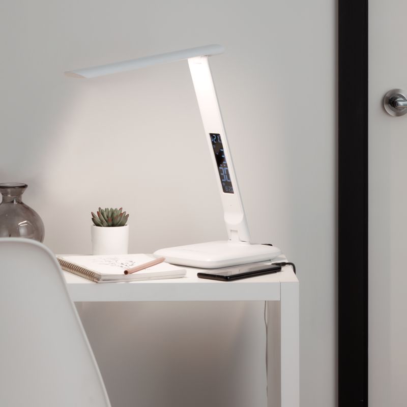 GoodHome Conjola 600 LED bordlampe i hvid