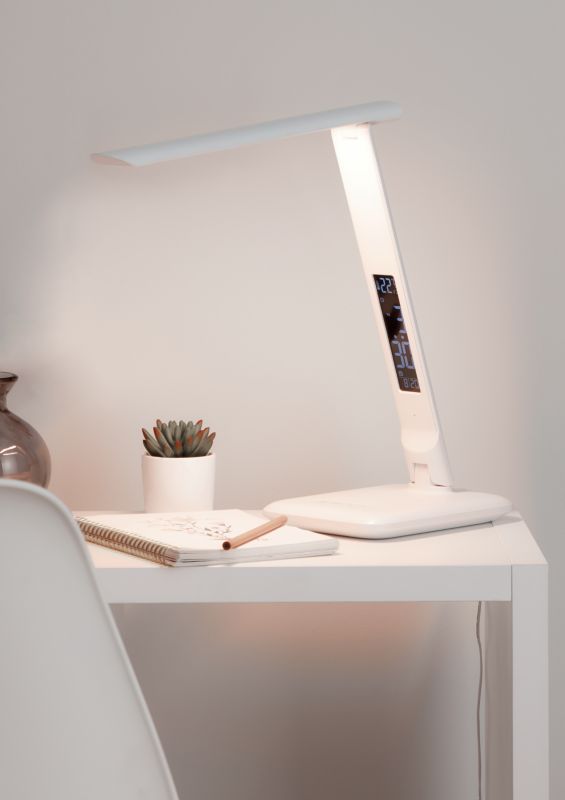GoodHome Conjola 600 LED bordlampe i hvid