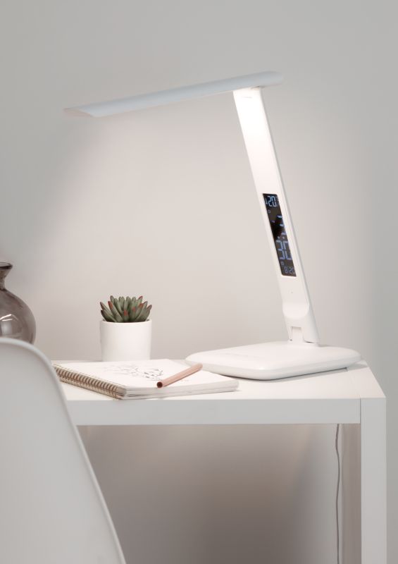 GoodHome Conjola 600 LED bordlampe i hvid
