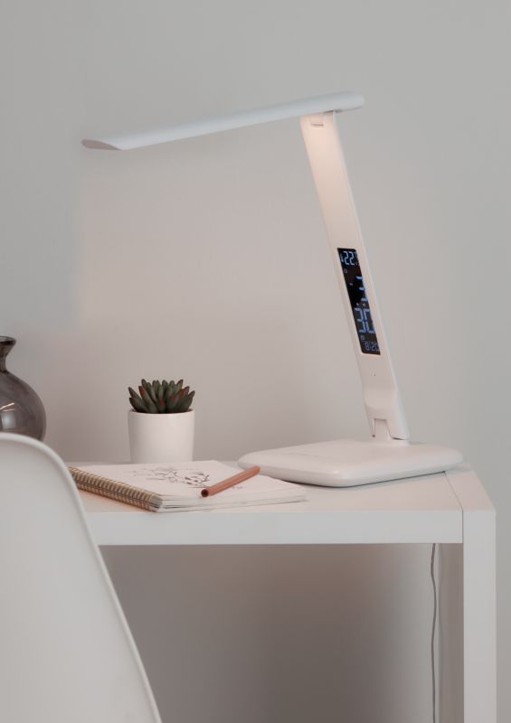 GoodHome Conjola 600 LED bordlampe i hvid