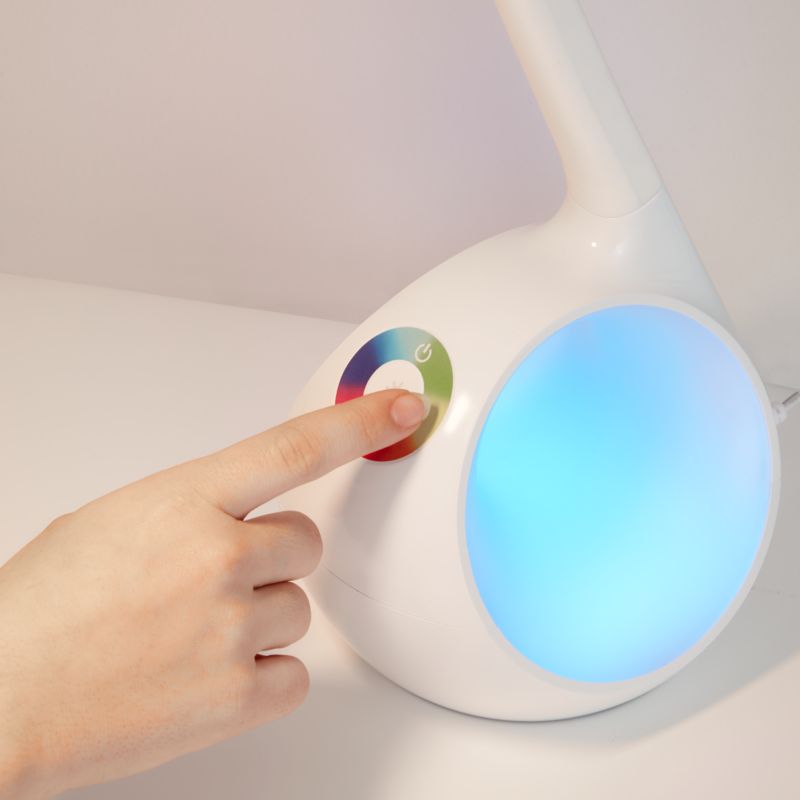 LED bordlampe GoodHome Ouhoro 500 hvid DIM