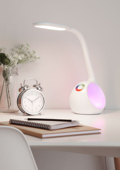 LED bordlampe GoodHome Ouhoro 500 hvid DIM