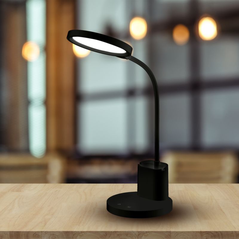 LED skrivebordslampe Milagro Scoula 8 W sort