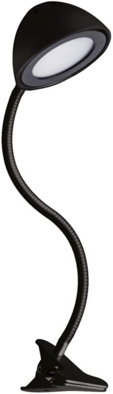 LED skrivebordslampe Struhm Roni Clip 1 x 4 W sort