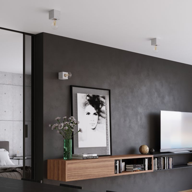 Sollux Lighting ARIZ bordlampe i beton, 1 stk.