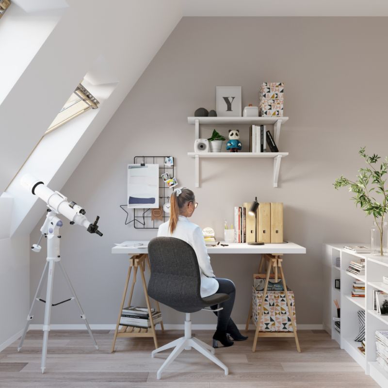 Sollux Lighting RING skrivebordslampe sort 1 stk.