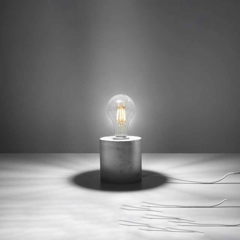 Sollux Lighting SALGADO bordlampe i beton, 1 stk.
