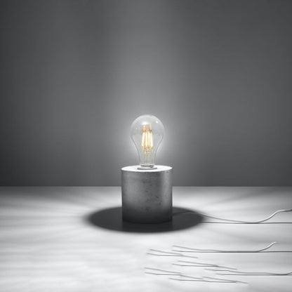 Sollux Lighting SALGADO bordlampe i beton, 1 stk.