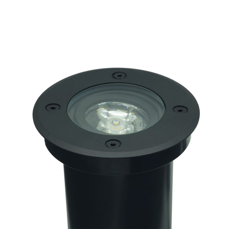 Jordspydlampe Erida 13x11x11 cm Sort IP67
