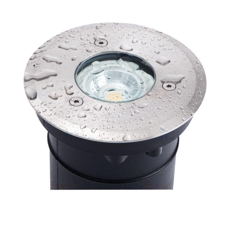 Jordindbygget Lampa Berg 11,3x11,3x14,5 cm Sort/Sølv