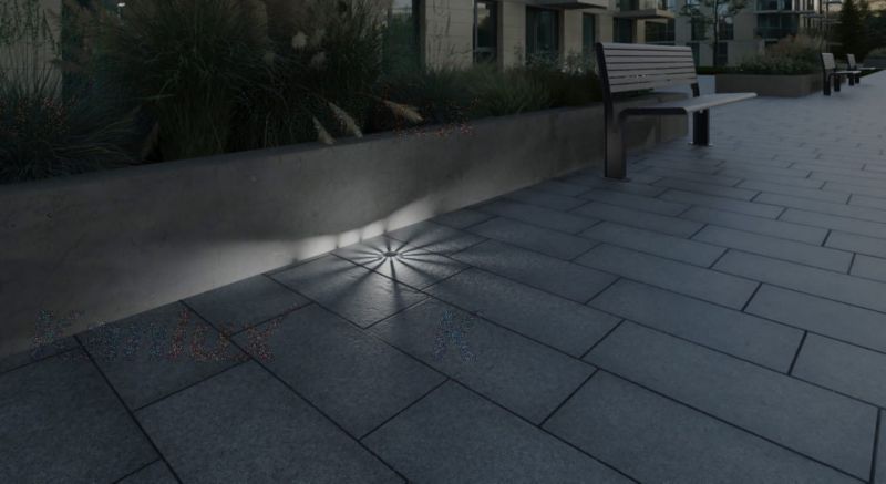 Indkørselslampe Roger 7x10x10 cm Grå LED 1W 6500K IP66