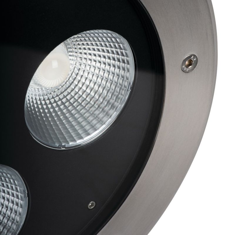 Indkørselslampe Turro Sort-Sølv LED 45W 4000K 3600lm IP67 26x26x26 cm